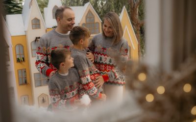 Sesiones de Navidad 2025: una experiencia mágica en la granja estudio